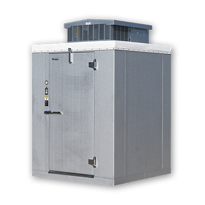 Master-Bilt 93" Wide Stainless Steel Exterior And Interior Outdoor Heavy Duty Walk-In Cooler With Voltage 208-230v