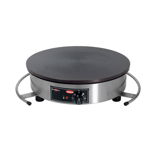 Hatco Heavy Duty Crepe Maker 15-3/4" Ø Cast Iron Griddle Round Stainless Steel Frame