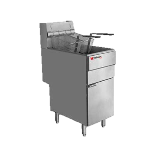 Grindmaster Cecilware Gas Fryer Floor Model Full Pot 70 lbs Fat Capacity