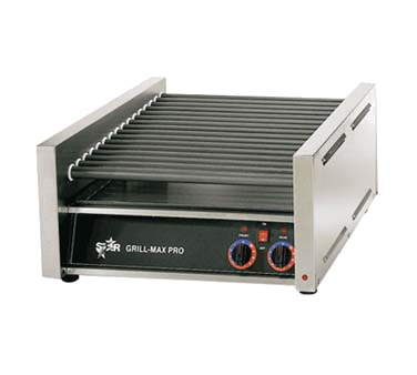 Star Grill-Max Stainless Steel Hot Dog Grill 30 Hot Dog Capacity
