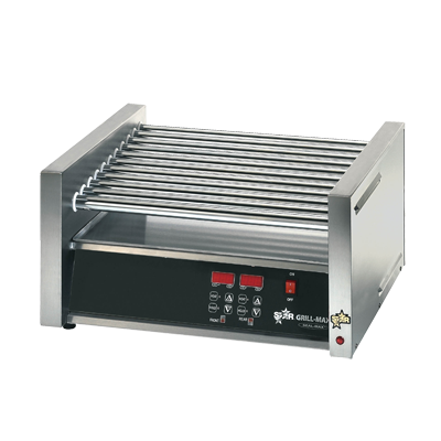 Star Stainless Steel Electronic Controls Hot Dog Grill With 30 Hot Dogs Capacity