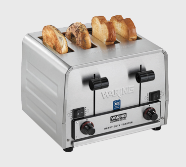 Waring Commercial Toaster 4 Slots Heavy Duty Stainless Steel 360 Slices/Hr