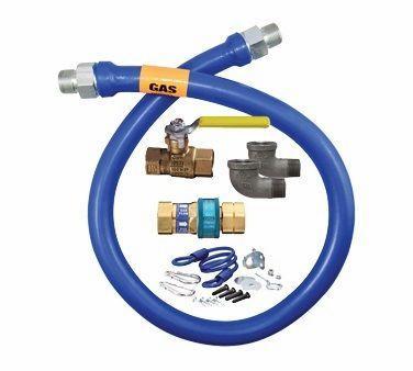 Dormont 1675KIT36 Blue Gas Hose Connector Kit 3-4” Diameter 36 Inches