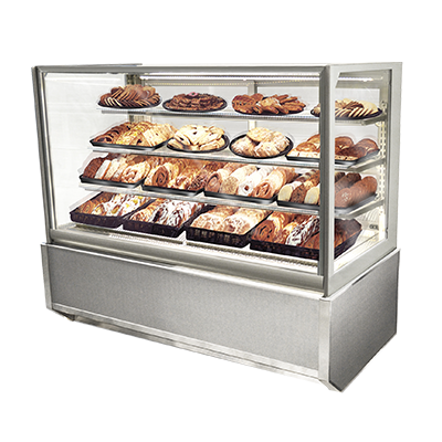 Federal Industries Non-Refrigerated Display Case, (Floor Standing Model), 37-1/2" W x 30-3/4" D x 44" H, Choice of Laminate