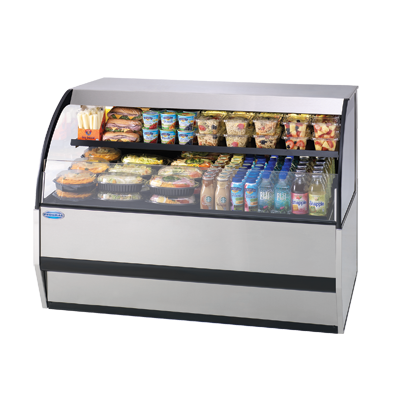 Federal Industries Specialty Display Versatile Service Top Over Refrigerated Self-Serve Counter Case, 36"W x 34"D x 33”H, Choice Of Laminate