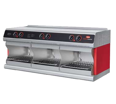 Hatco Thermo-Finisher® Electric 3-Bay Food Finisher 3 Upper Elements & 3 Lower Elements 36"W Stainless Steel