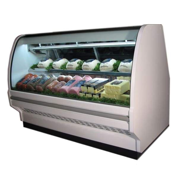 Howard McCray SC-CDS40E-6C-LED 75 1/2" Full Service Deli Case w/ Curved Glass - (2) Levels, 115v [Extended Lead Time 14+ days]