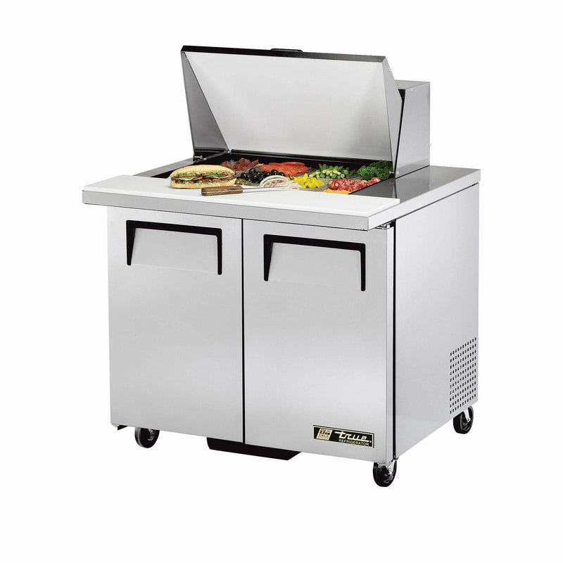 True TSSU-36-12M-B-HC 36 inch Mega Top Sandwich Prep Table