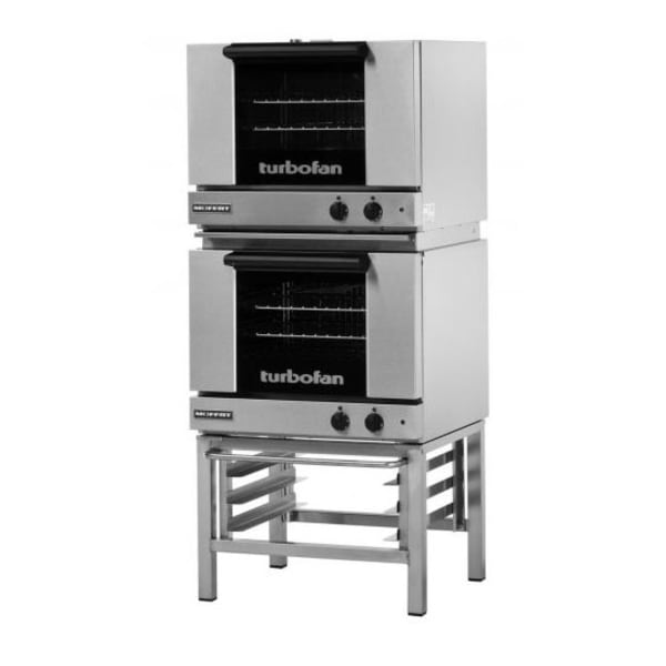Moffat E22M3/2 TurbofanÂ® Double Half Size Electric Convection Oven - 1.5 kW, 110 120v/1ph [Usually ships within 1 - 3 business days]