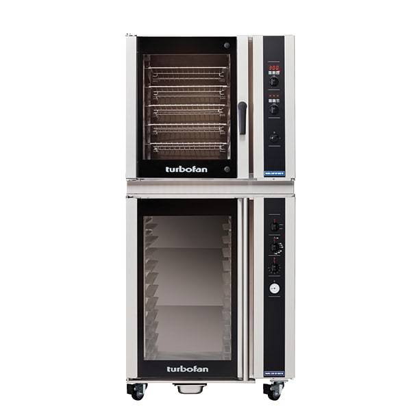 Moffat E35D6-26/P85M12 TurbofanÂ® Single Half Size Electric Convection Oven w/ Proofing Cabinet - 11.2 kW, 208v/1ph [Usually ships within 4 - 8 business days]