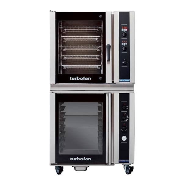 Moffat E35D6-26/P85M8 TurbofanÂ® Single Half Size Electric Convection Oven w/ Proofing Cabinet - 11.2 kW, 208v/1ph [Usually ships within 4 - 8 business days]