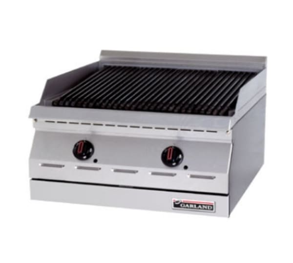 Garland GD-36RBFF 36" Countertop Charbroiler w/ High Lo Valve Control & Piezo Spark Ignition, Liquid Propane [Extended Lead Time 14+ days]