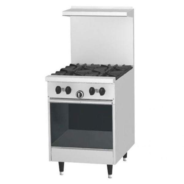 Garland X24-4S 24" 4 Burner Sunfire Gas Range w/ Storage Base, Natural Gas [Extended Lead Time 14+ days]