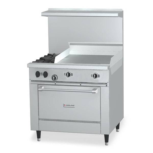 Garland X36-2G24R 36" 2 Burner Sunfire Gas Range w/ Griddle & Standard Oven, Natural Gas [Usually ships within 9 - 13 business days]