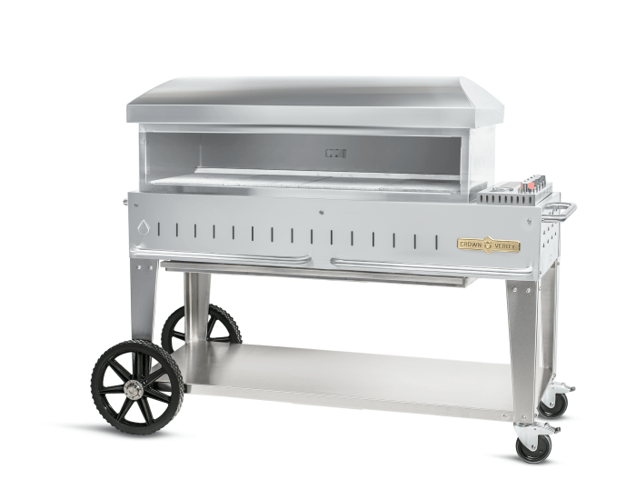 Crown Verity CV-PZ-48-MB 48" Mobile Pizza Oven - Natural Gas