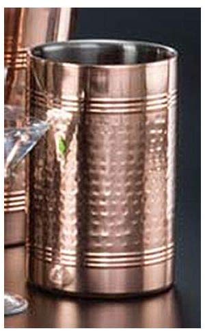 American Metalcraft SW4C Stainless Steel Copper Plated Hammered Wine Cooler