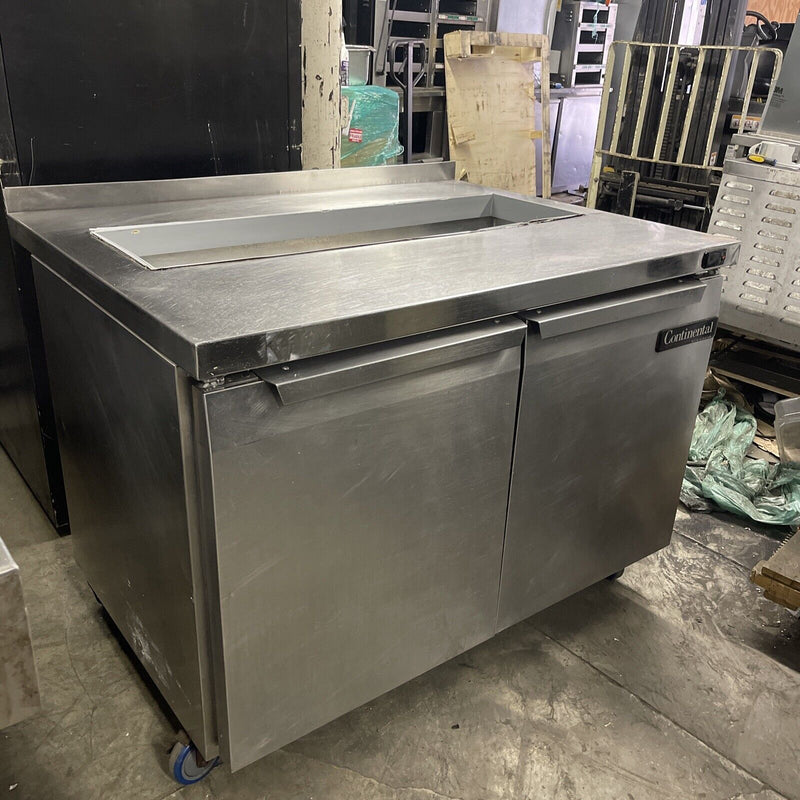 CONTINENTAL SW48-12 REFRIGERATED PREP TABLE USED SALAD COOLER