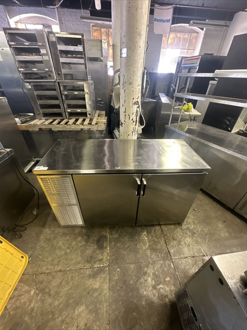 PERLICK BS2DS USED 60” BACK BAR COOLER STAINLESS STEEL REFRIGERATOR