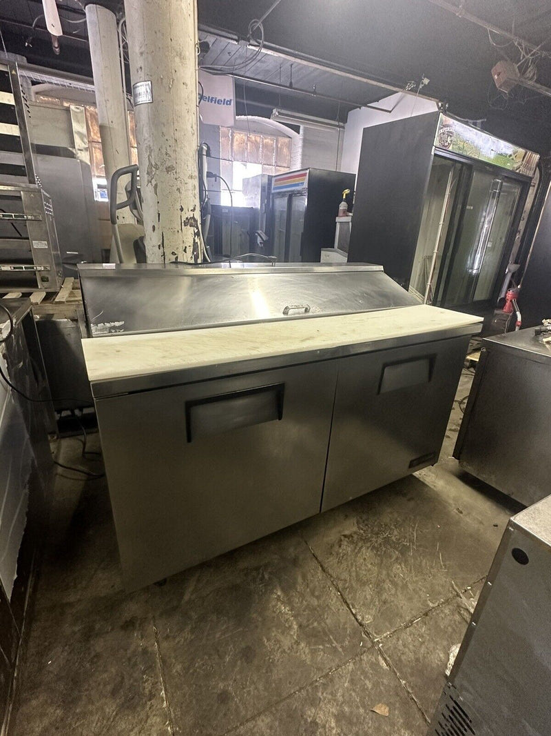 TRUE TSSU-60-16 60” USED COMMERCIAL SANDWICH PREP TABLE COOLER USED