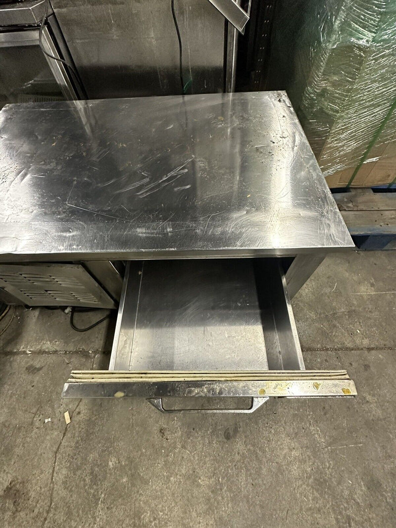 LEADER 48” USED COMMERCIAL REFRRIGERATED CHEF BASE COOLER