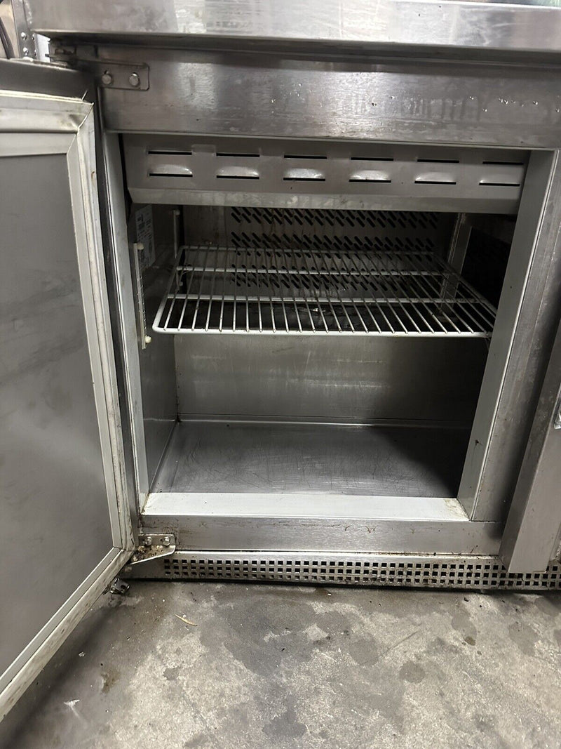 FAGOR FST-48-12 48” COMMERCIAL REFRIGERATED PREP TABLE USED COOLER