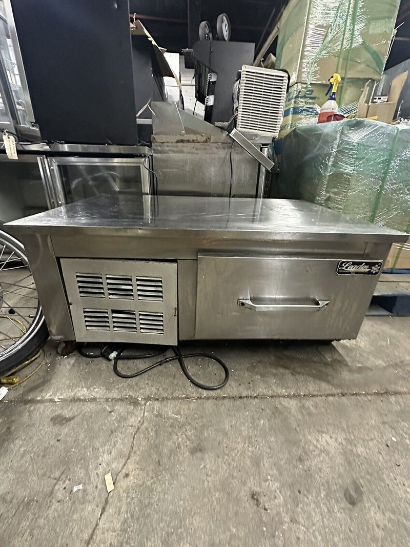 LEADER 48” USED COMMERCIAL REFRRIGERATED CHEF BASE COOLER