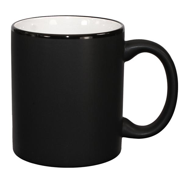 ITI 87168-02/05MF-05C 11 Oz Hilo Black/White Mug With C-handle