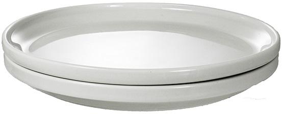 ITI TN-100 10.25" Stacking Round Plate Torino White