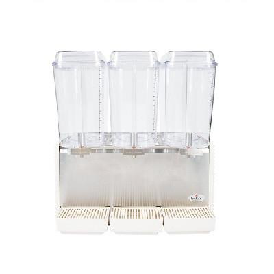 Grindmaster Cecilware D35-4 Crathco Triple 5 Gallon Bowl High Impact Plastic Refrigerated Beverage Dispenser