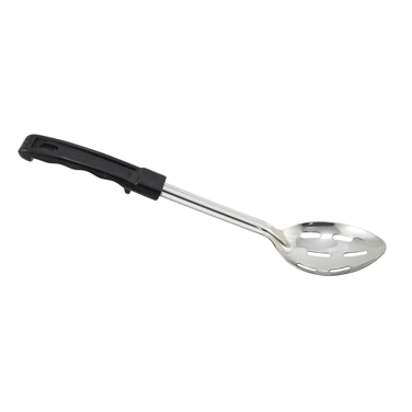 Winco BHSP-11 11" Slotted Basting Spoon with Plastic Handle