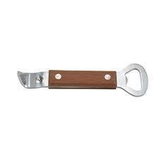 Winco CO-303 Can Tapper Bottle Opener With Wooden Handle