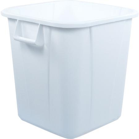 Carlisle 341528-02 28 Gallon White Square Waste Container