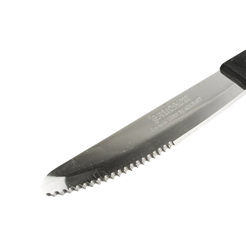 Adcraft Gaucho II Steak Knife Black Handle 1 Dozen