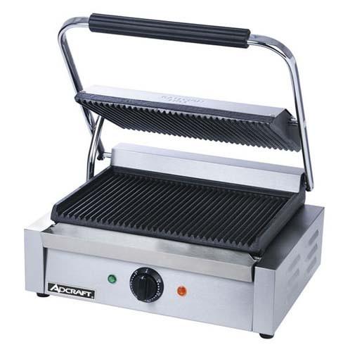 Adcraft SG-811E Panini Grill - Grooved