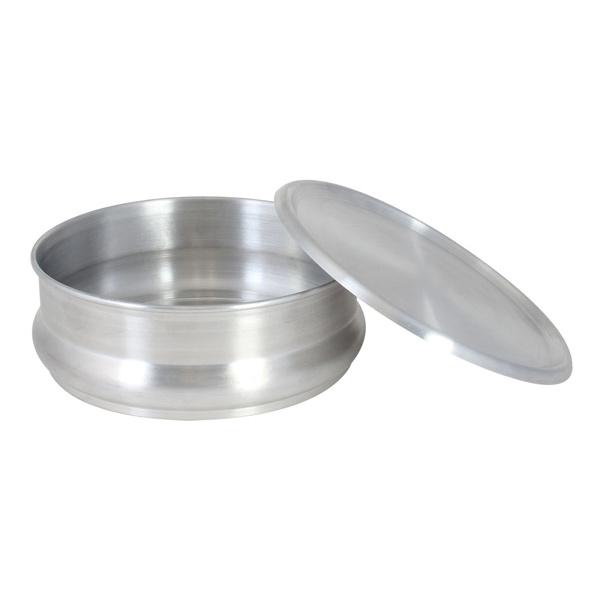 96 oz Stackable Aluminum Dough Pan, Qty of 3 ALDP096
