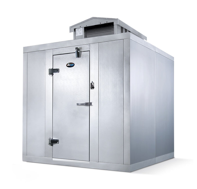Amerikooler Walk-In Storage Cooler / OUTDOOR / With Floor / 6'W x 6'L x 7'7"H