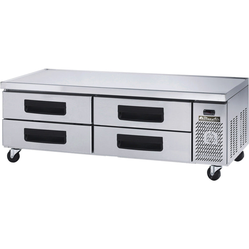 Blue Air Commercial Refrigerated Chef Base 75" with 4 Drawers