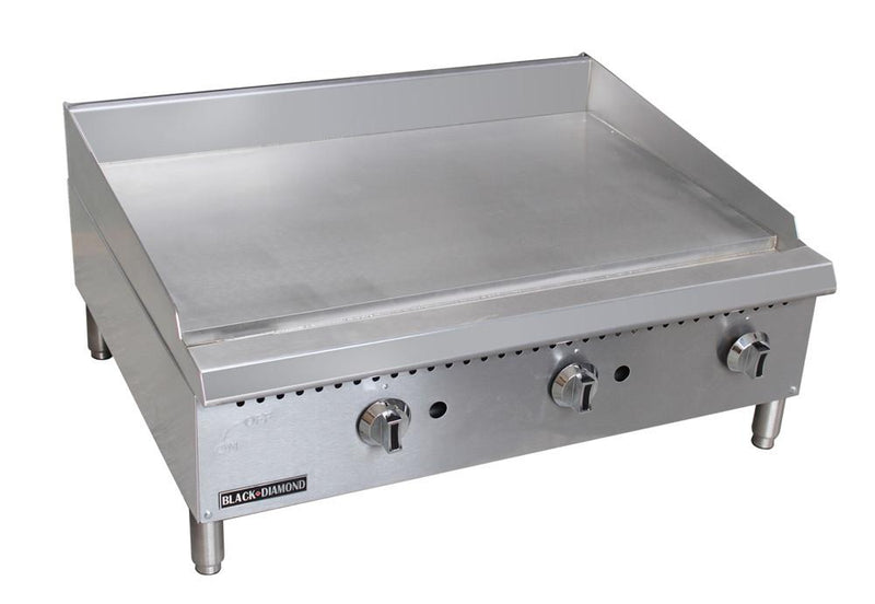 Adcraft BDECTG-36 36" Countertop Heavy Duty Gas Griddle