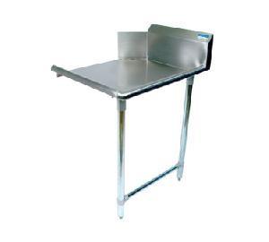 BK Resources BKCDT-26-R 26" Right Stainless Steel Clean Dish Table with Galvanized Legs