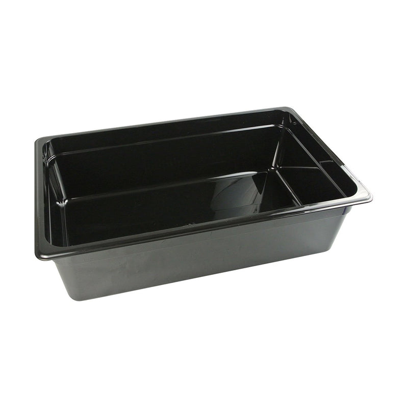 Cambro 16CW110 Full Black Steam Table Pans 6"