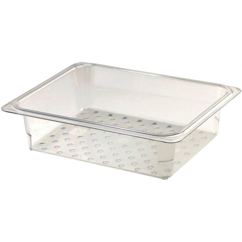 Cambro 23CLRCW-135 1/2 Size Clear 3" Deep Colander