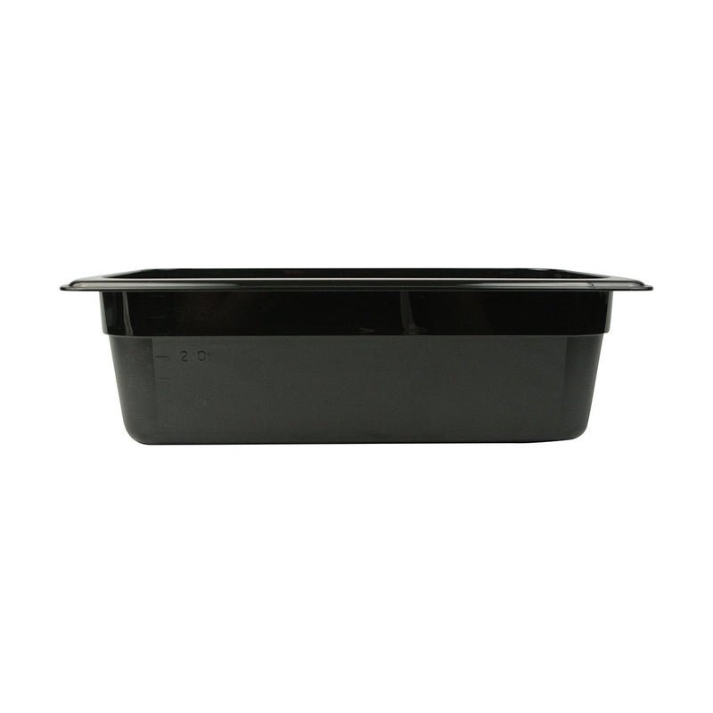 Cambro 34CW110 1/3 4" Black Steam Table Pans
