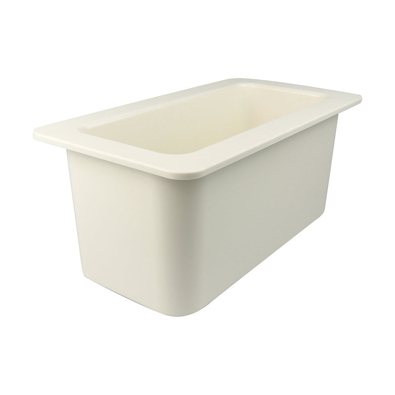 Cambro 36CF148 Cold Fest 1/3 Size White Food Pan 6"