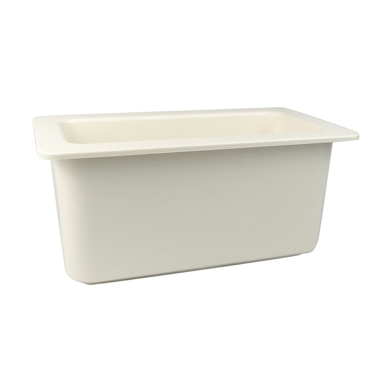 Cambro 36CF148 Cold Fest 1/3 Size White Food Pan 6"
