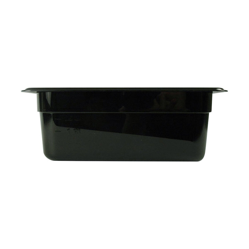 Cambro 44CW110 1/4 4" Black Steam Table Pans