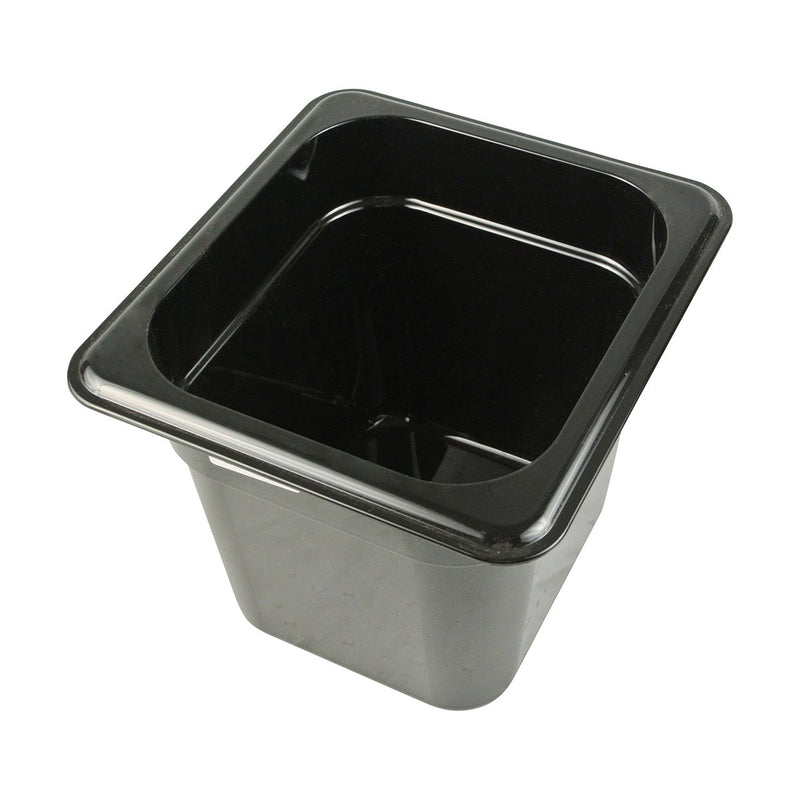 Cambro 66CW110 1/6 6" Black Steam Table Pans