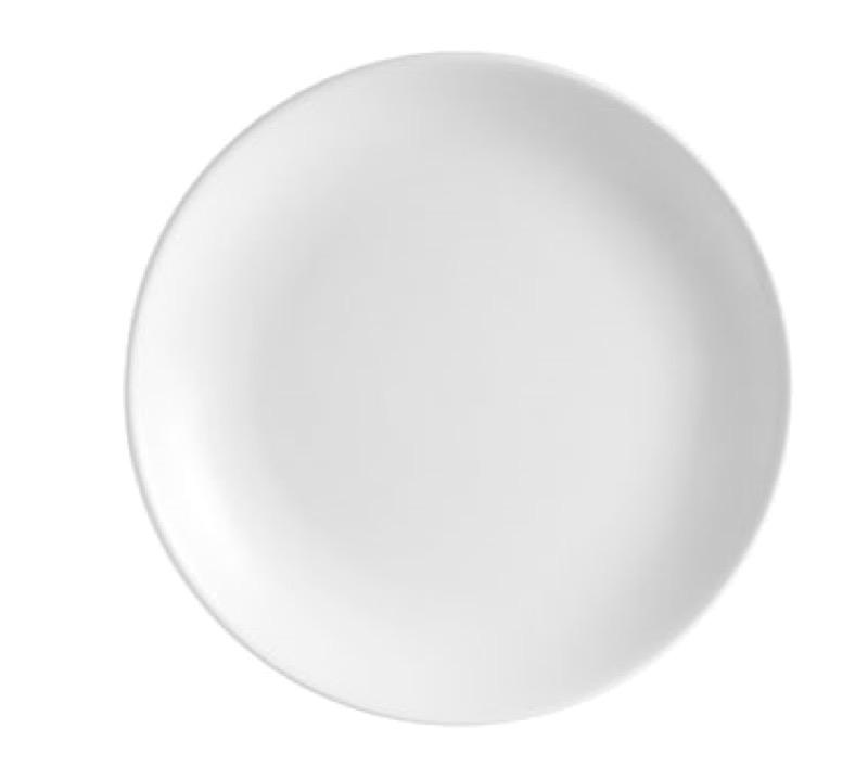 CAC China H-CP16 Hampton 10 1/2" Plate (One Dozen) - White