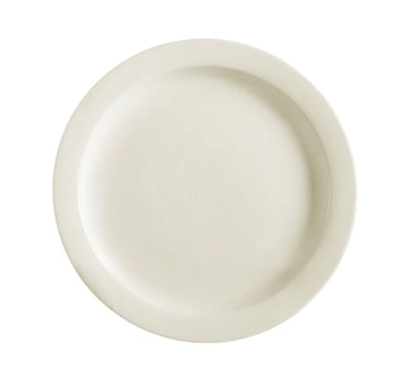 CAC China NRC-5 5 1/2" Round Bread Plate (Case of 36) - American White