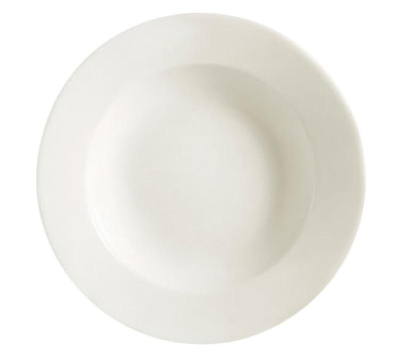 CAC China REC-110 REC 18 Ounce Soup/Pasta Bowl (One Dozen) - White
