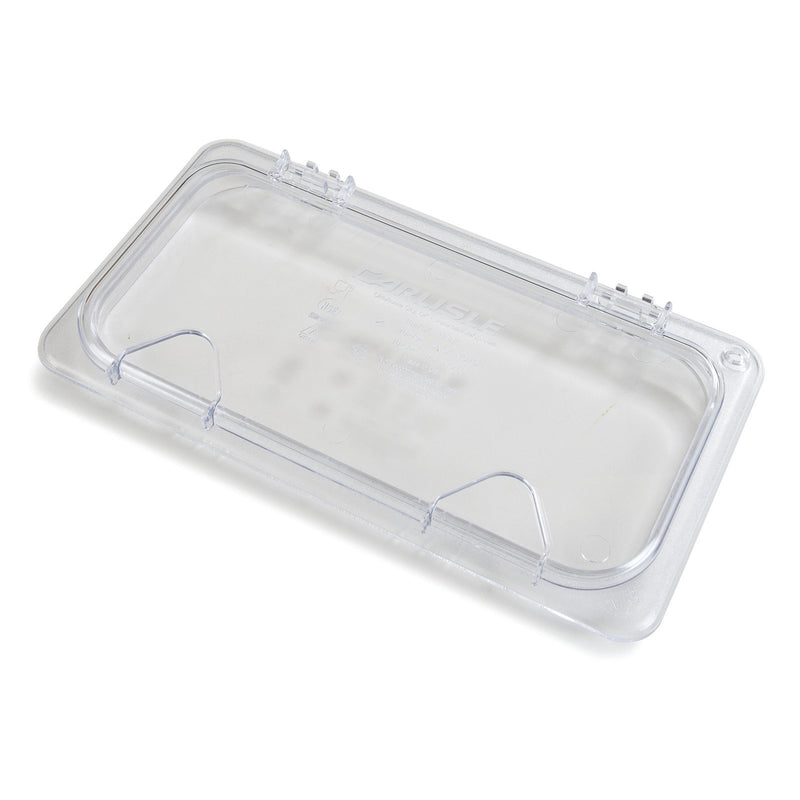 Carlisle 10278Z07 Hinged Third Size Lid Clear